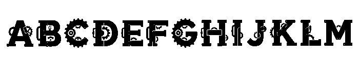 Hall Regular Font UPPERCASE