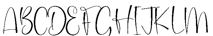 Hallina Tingking Font UPPERCASE