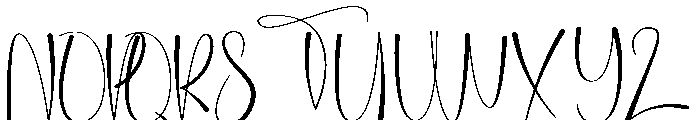 Hallina Tingking Font UPPERCASE