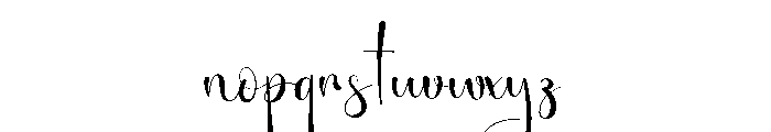 Hallina Tingking Font LOWERCASE