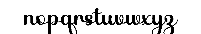 Hallo Balinka Script Font LOWERCASE