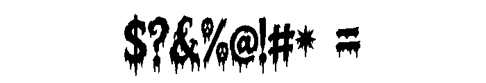 Hallo Ghost Horror Font OTHER CHARS