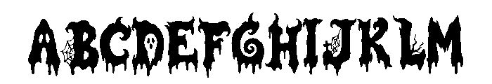 Hallo Ghost Horror FONT