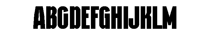 Hallogty Font UPPERCASE