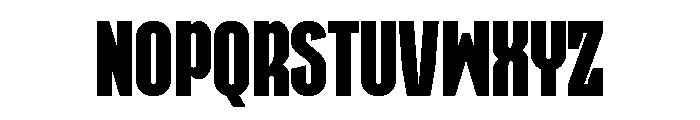 Hallogty Font UPPERCASE