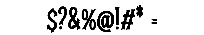 Hallow_Eve Font OTHER CHARS