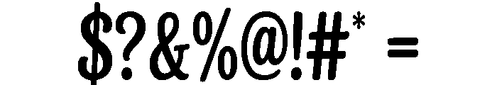 Hallow Grim Font OTHER CHARS
