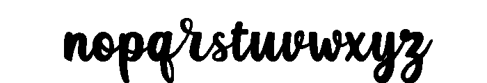 Hallow Grim Font LOWERCASE