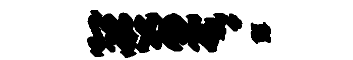 Hallow Zombies Extrude Regular Font OTHER CHARS
