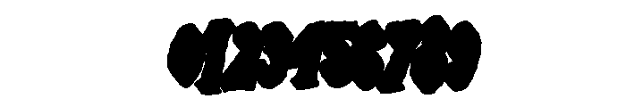 Hallow Zombies Extrude Slant Rg Font OTHER CHARS