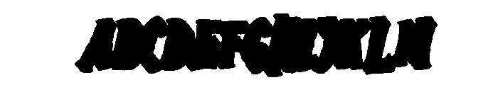 Hallow Zombies Extrude Slant Rg FONT