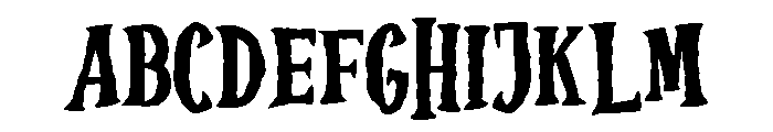 Hallow Zombies Regular Font UPPERCASE