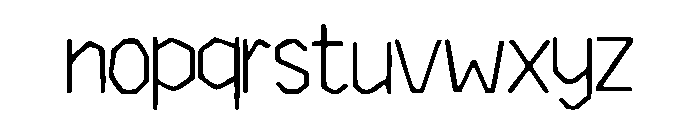 Hallowbane Font LOWERCASE