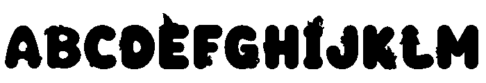 Halloween Aesthetic Font UPPERCASE