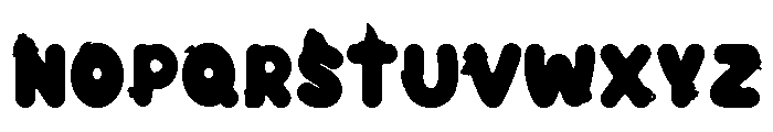 Halloween Aesthetic Font UPPERCASE