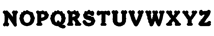 Halloween Book Regular Font LOWERCASE