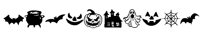 Halloween Bundle Font OTHER CHARS