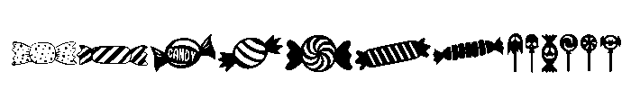 Halloween Candy Set FONT