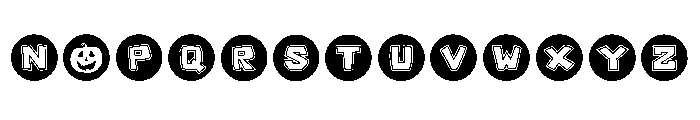 Halloween Cartoon Regular Font LOWERCASE