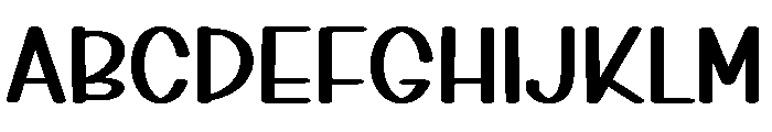 Halloween Christmas Font UPPERCASE