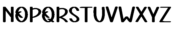 Halloween Christmas Font LOWERCASE