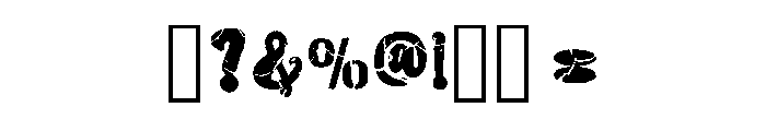 Halloween Crack Regular Font OTHER CHARS