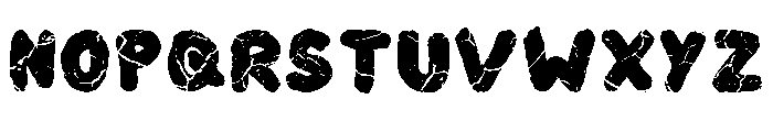 Halloween Crack Regular Font UPPERCASE