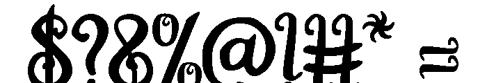 Halloween Creative Font OTHER CHARS