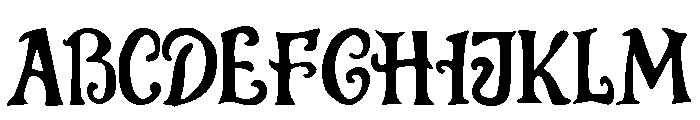Halloween Creative Font UPPERCASE