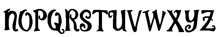 Halloween Creative Font UPPERCASE