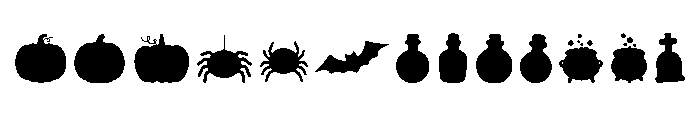 Halloween Dingbat FONT