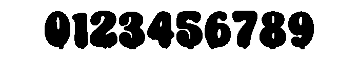Halloween_Dip Font OTHER CHARS