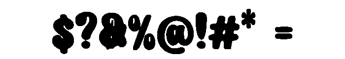Halloween_Dip Font OTHER CHARS