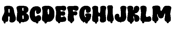 Halloween_Dip Font UPPERCASE