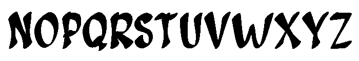 Halloween Display Regular Font UPPERCASE