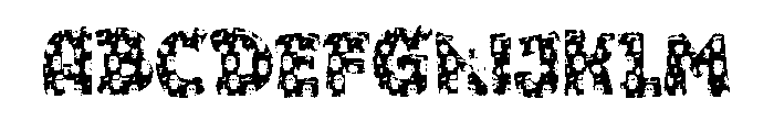 Halloween Doodle 1 Font UPPERCASE