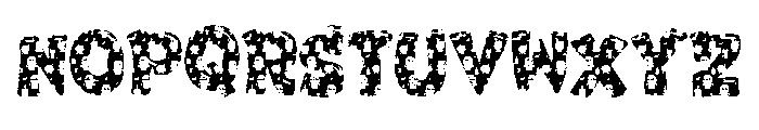 Halloween Doodle 1 Font LOWERCASE