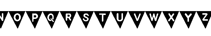 Halloween Flags Font UPPERCASE