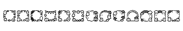 Halloween Frames Regular Font UPPERCASE