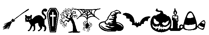 Halloween Horror Font OTHER CHARS