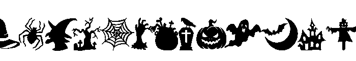 Halloween Horror Font UPPERCASE
