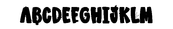 Halloween Parade Ghost Font UPPERCASE
