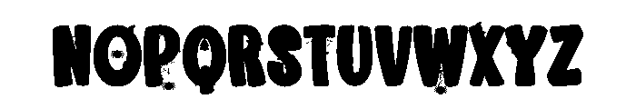 Halloween Parade Ghost Font UPPERCASE