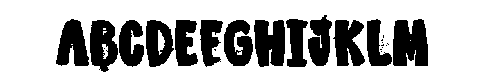Halloween Parade Midnight Font UPPERCASE