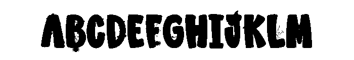 Halloween Parade Monster Font UPPERCASE