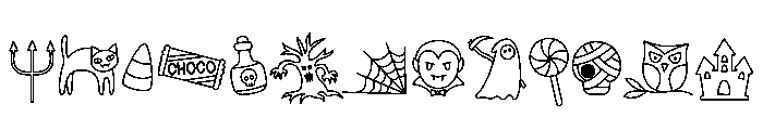 Halloween Parade Font UPPERCASE