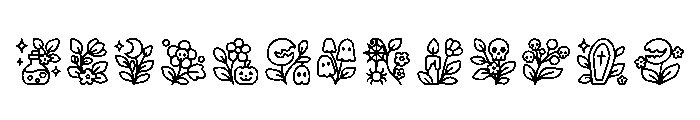 Halloween Plants Regular FONT