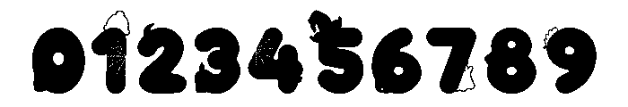 Halloween Puff Font OTHER CHARS