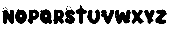 Halloween Puff Font UPPERCASE