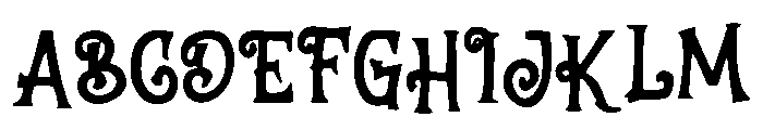 Halloween_Spell Font UPPERCASE